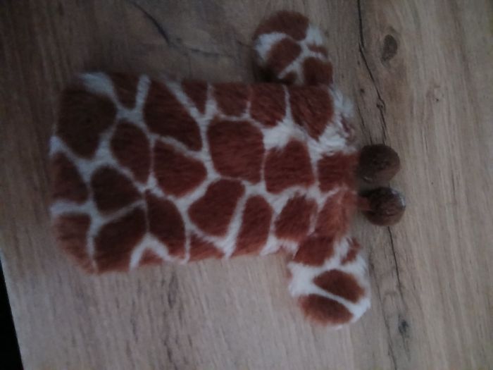 POCHETTE PELUCHE GIRAFE - photo numéro 2