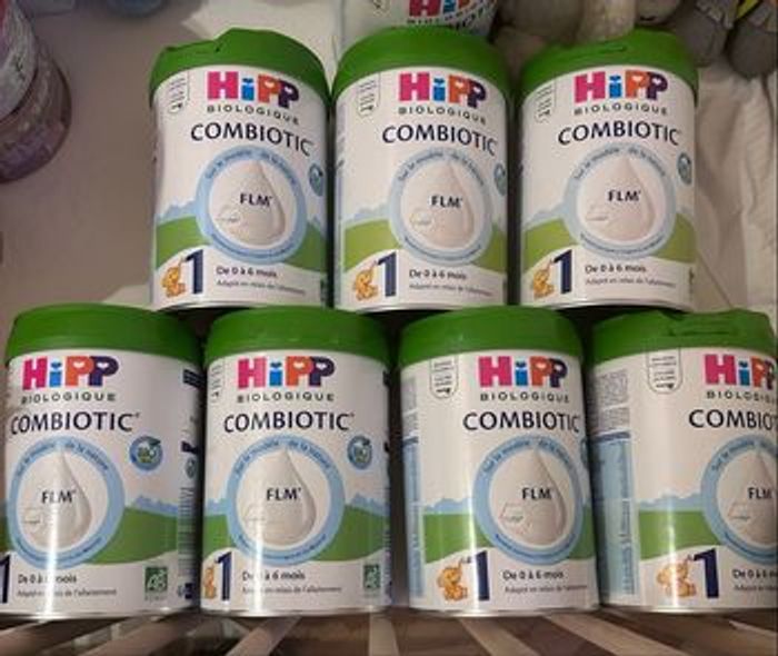 8 Boites de Lait HIPP Combiotic Bio (FLM 1 de 0 à 6 mois)