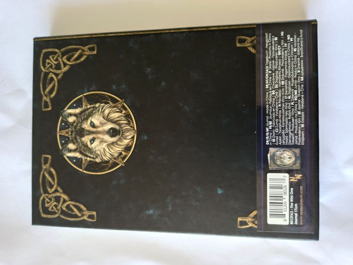 Carnet en relief Loup aux yeux bleus - photo numéro 2