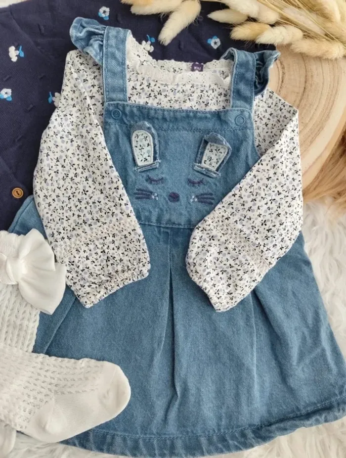 Ensemble complet 5 pièces sergent major fille 9 mois 🎀 - photo numéro 4