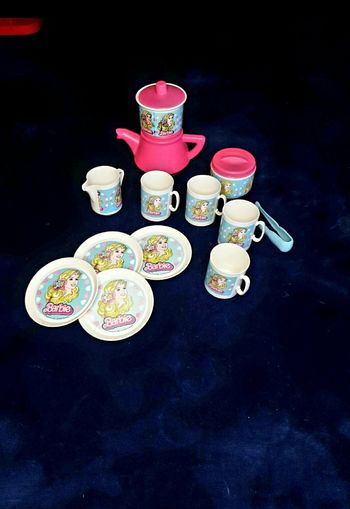 Lot dînette Barbie de 1983