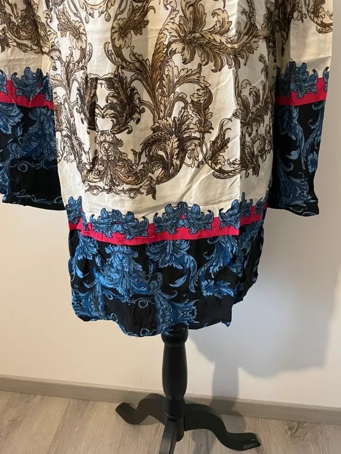Tunique Nagisa Paris - Motif baroque et rayures - Taille M - photo numéro 3