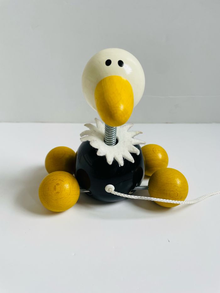 Canard à tirer en bois - photo numéro 5