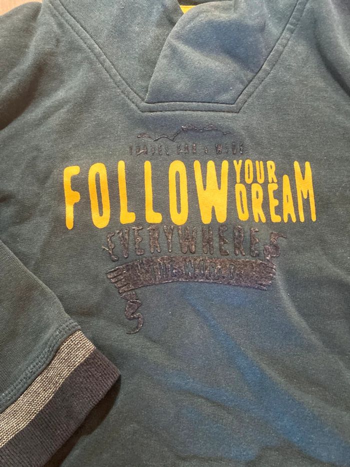 Sweat col croisé Z - Taille 110 cm / 5 ans - photo numéro 2