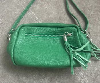 Sac cuir vert 