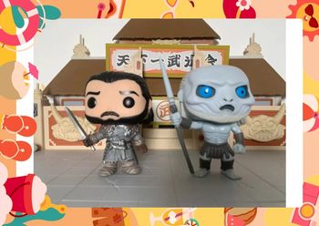 Pop Jon Snow et Marcheur blanc