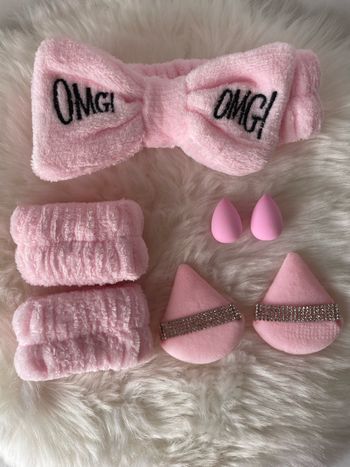 Bandeaux cheveux + accessoires maquillage