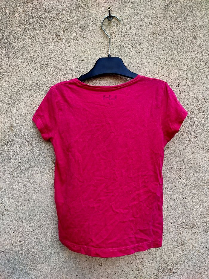 T.shirt fuchsia la Halle taille 5 ans - photo numéro 2
