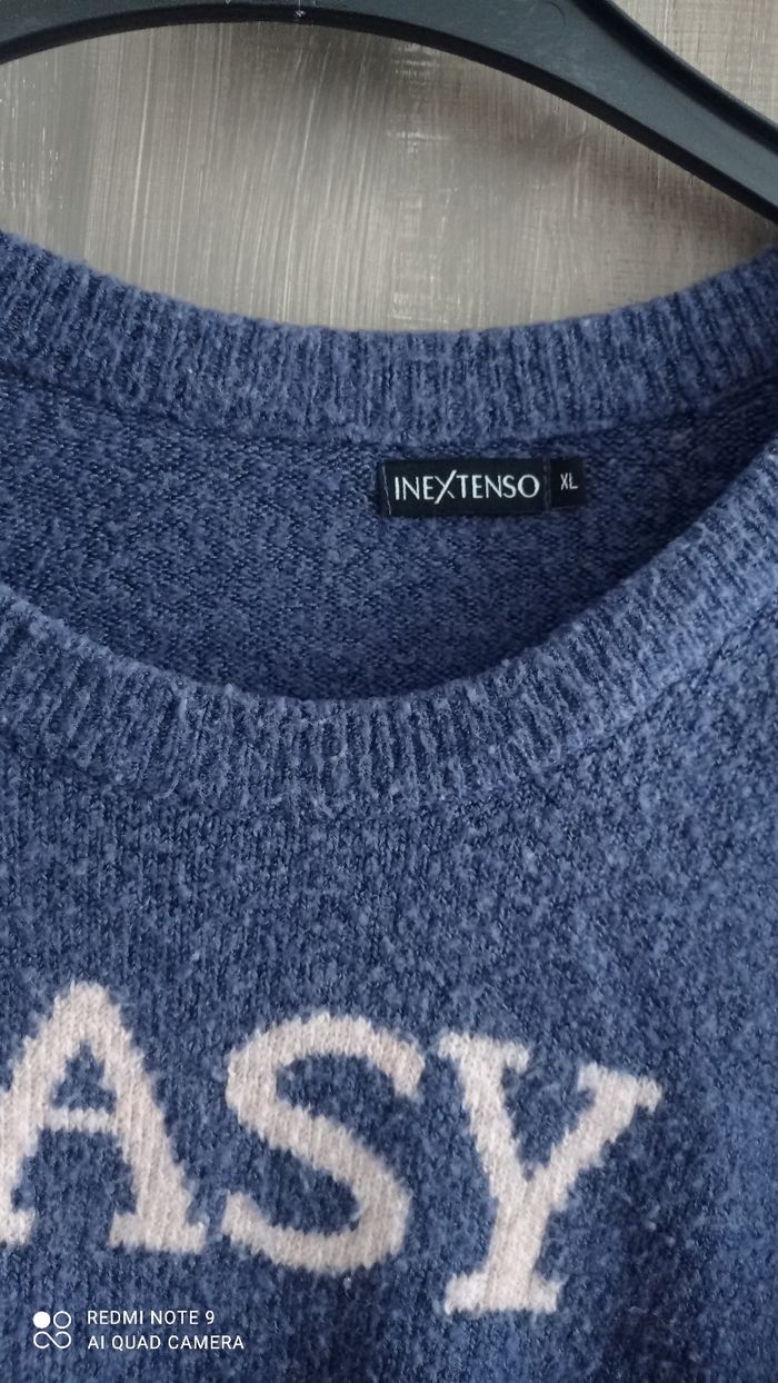 Pull bleu In Extenso taille Xl ,bon état - photo numéro 2