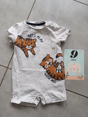 Barboteuse bébé garçon 9 mois