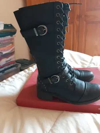 Bottes mi-mollet taille S mustang pointure 40