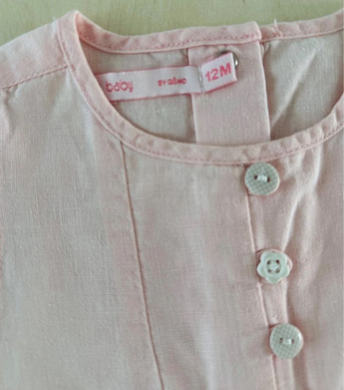 Combishort été fille gémo 12 mois 74 cm - photo numéro 5