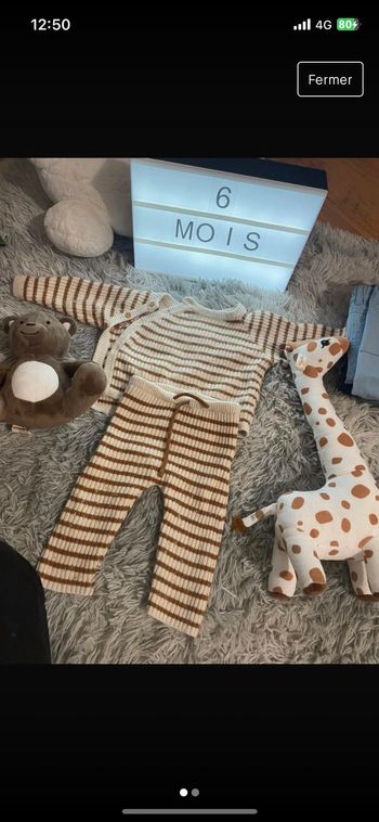 Ensemble bout chou 6 mois