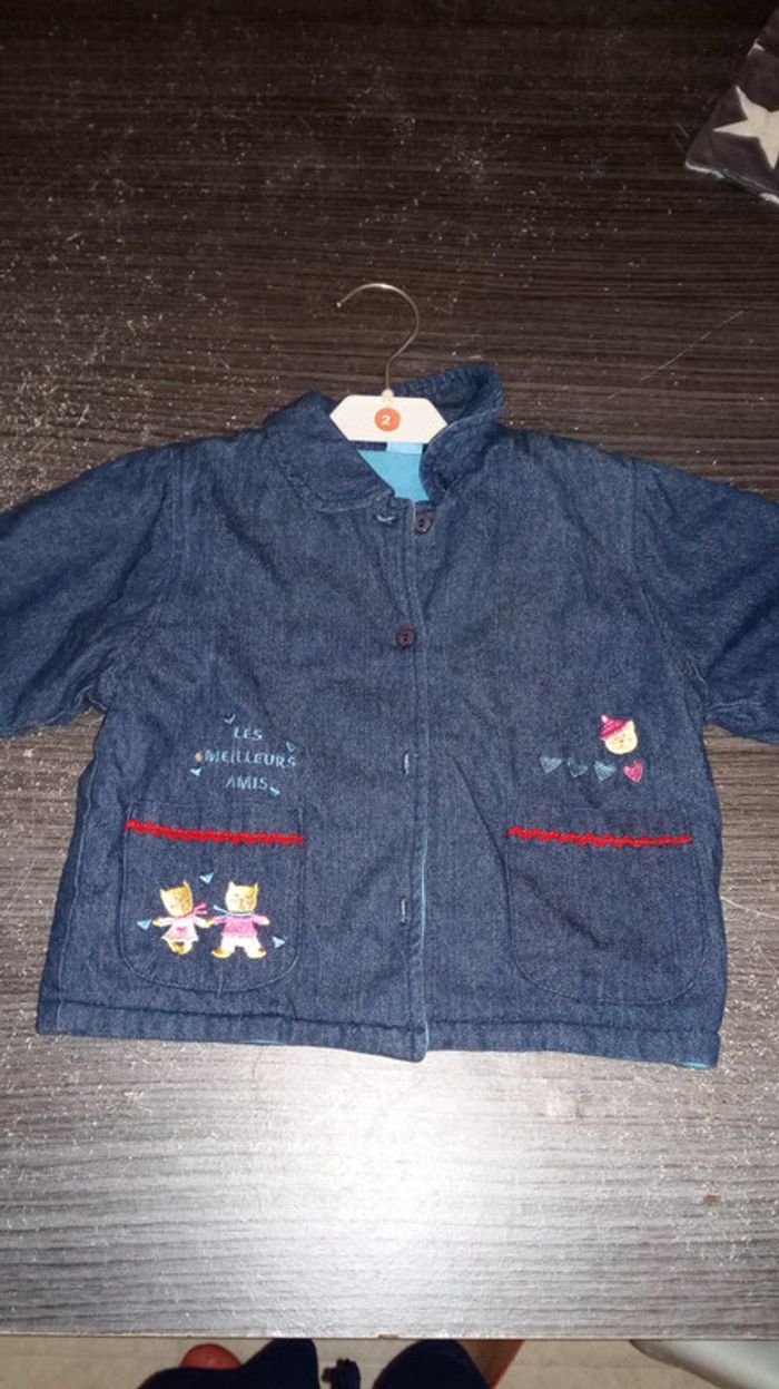 Veste fille mi saison 12 mois