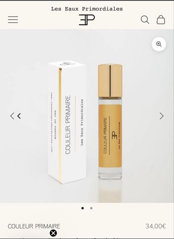 Parfum couleur primaire 11ml les eaux primordiales