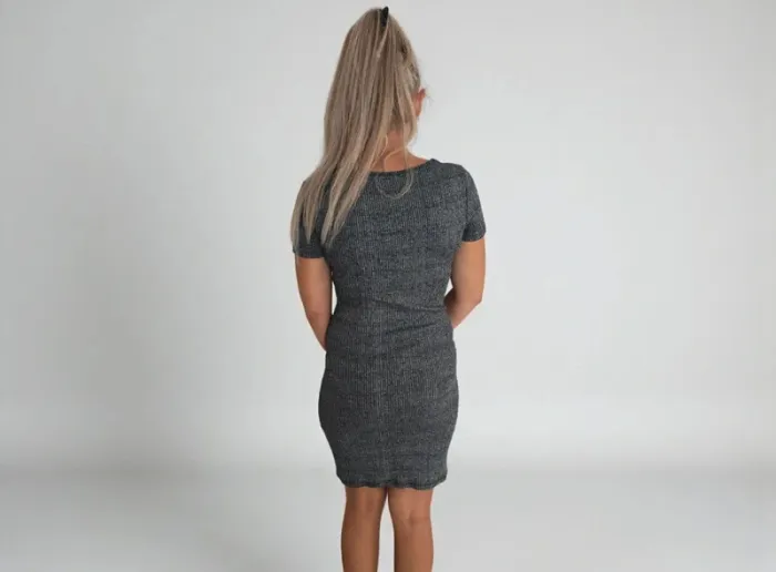 Robe grise extensible - photo numéro 2