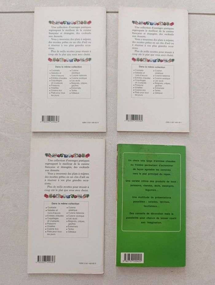 Lot livres de cuisine - photo numéro 2