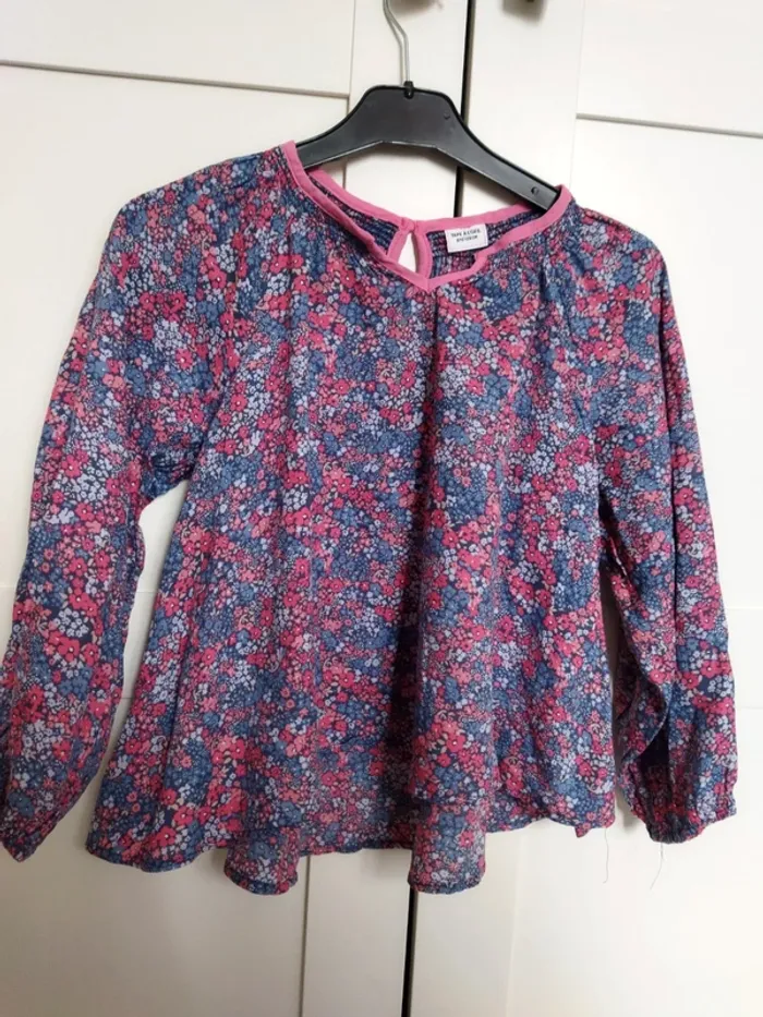 Haut manches longues, tunique blouse 8 ans