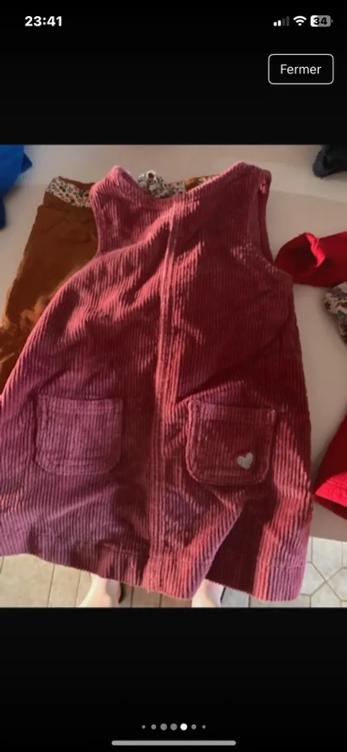 Lot de vêtements 6 fois fille hiver - photo numéro 9
