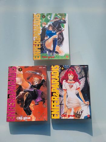 Manga Enfer et paradis, tomes 1, 7 et 8 (23)