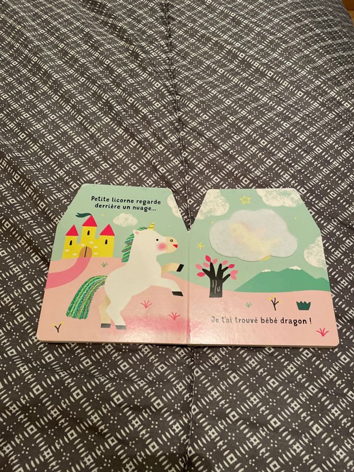Livre cache cache petite licorne - photo numéro 3