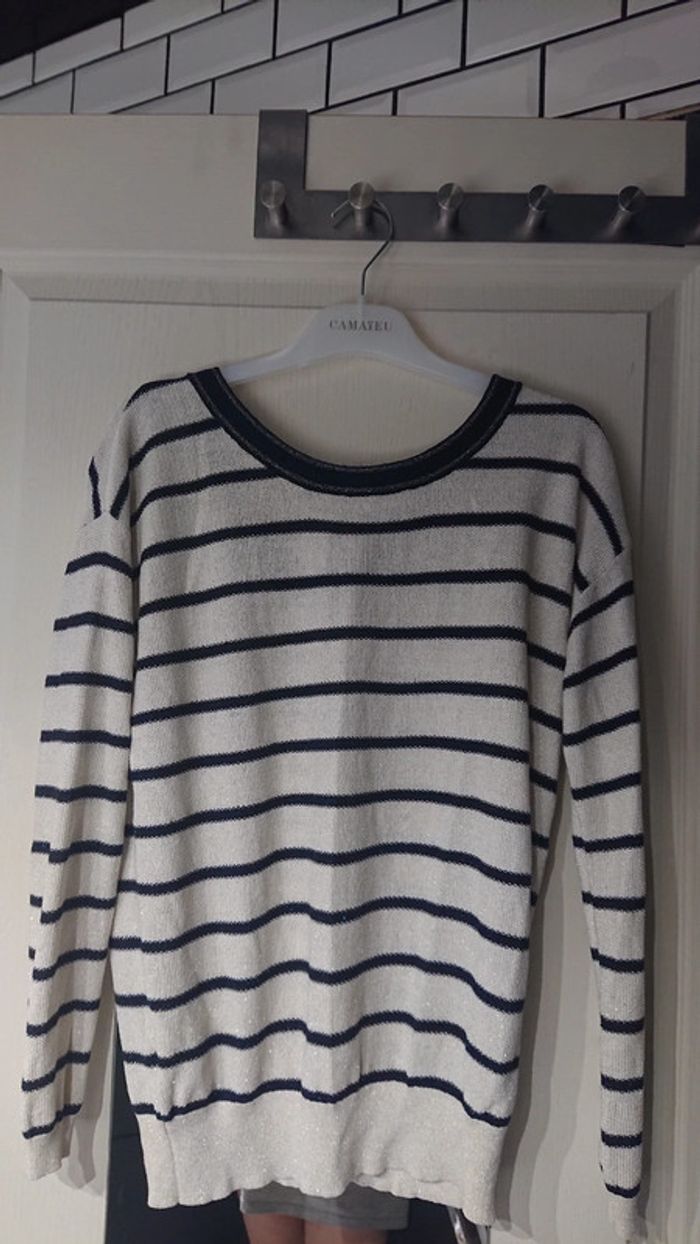 Pull marinière promod t s 36