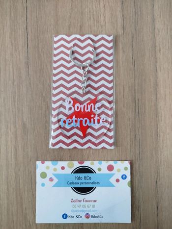 Porte-clé bonne retraite