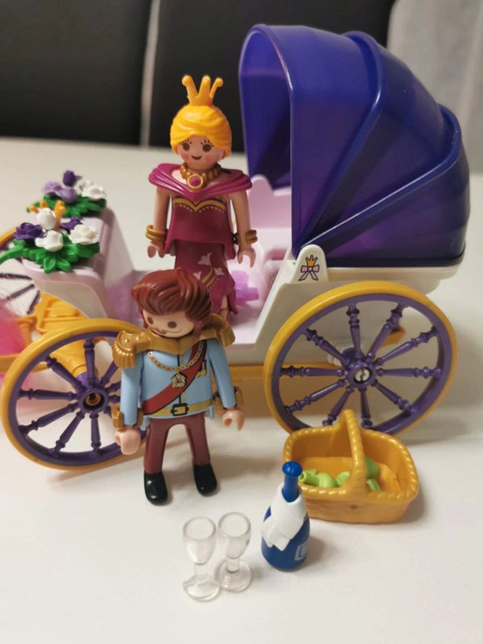 Calèche Royale avec cheval à coiffer Playmobil 6856 - photo numéro 3