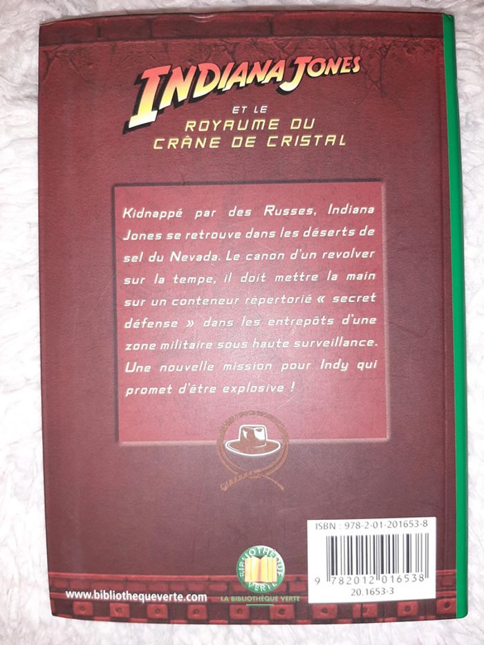 Livre jeunesse Indiana Jones et le Royaume du Crane de cristal - photo numéro 2