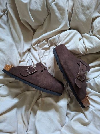 🔥 Birkenstock Boston Chocolate marron profond taille 38 État Impeccable neuve 🔥