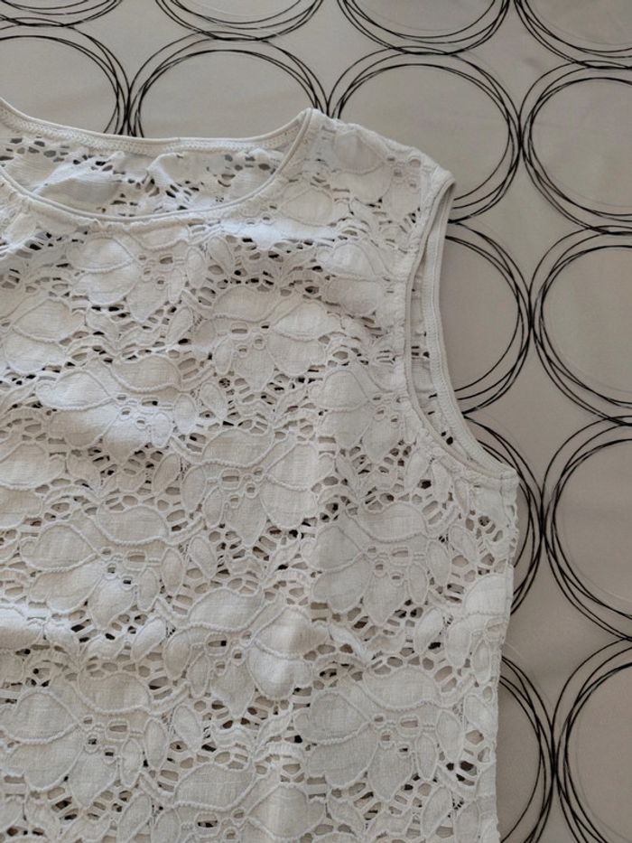 Débardeur blanc 40 excellent état - photo numéro 3