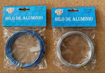 Lot de fil aluminium neuf