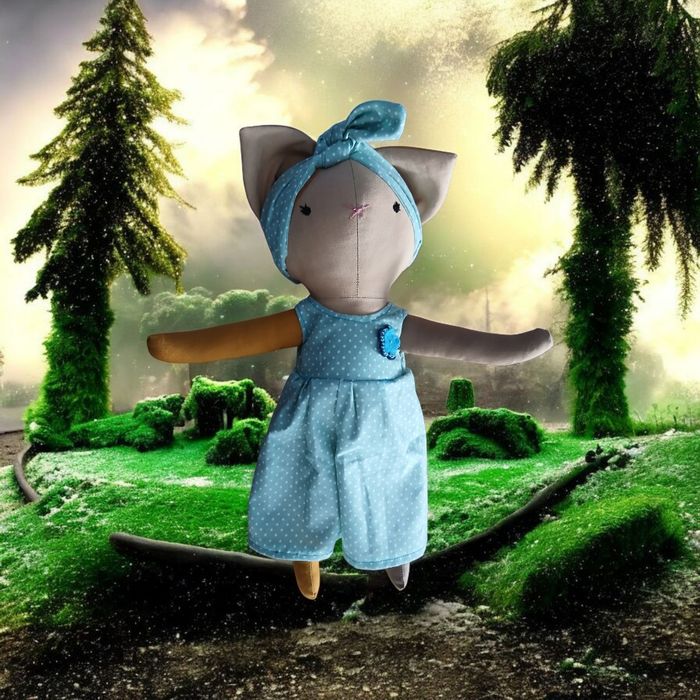 Poupée chat et son bébé - photo numéro 6