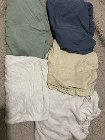 Lot draps housse bébé