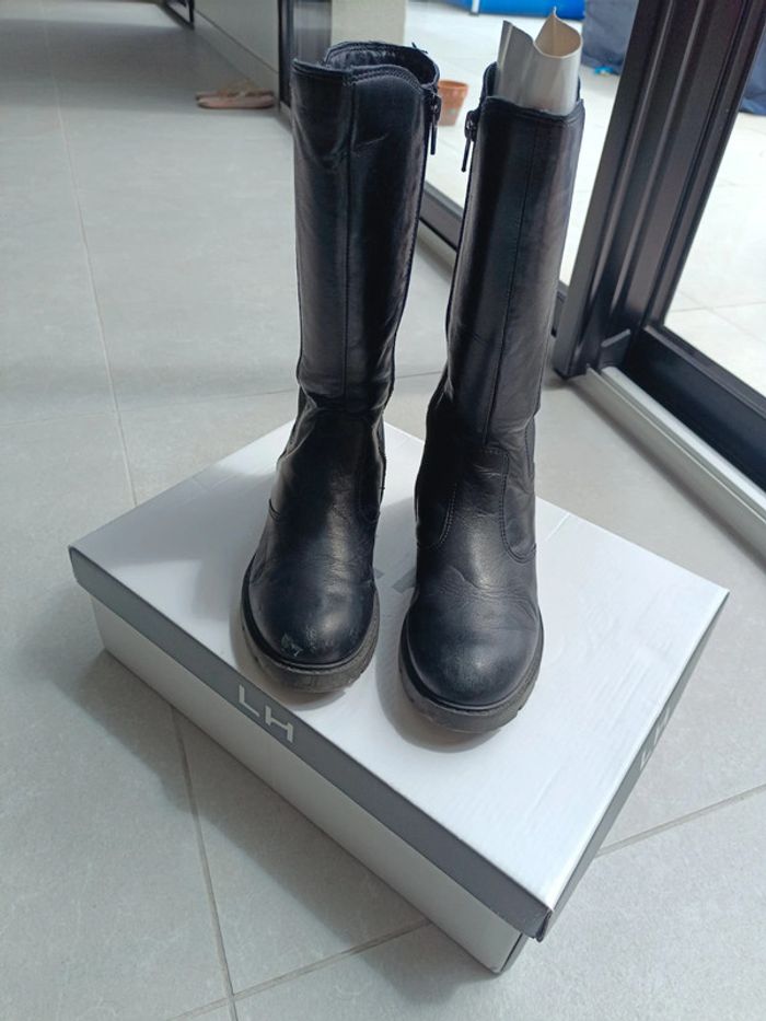 Bottes cuir fille - photo numéro 2