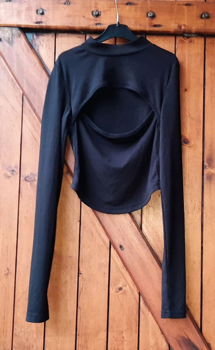 Crop top noir Shein XS - photo numéro 3