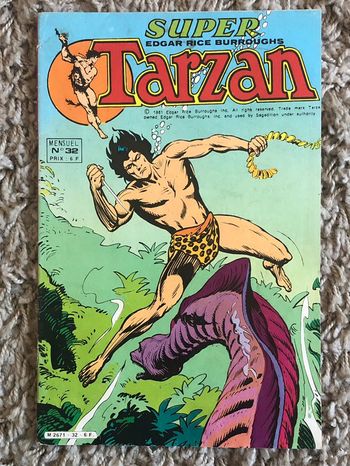 Livre bande dessinée comics Super Tarzan 1981