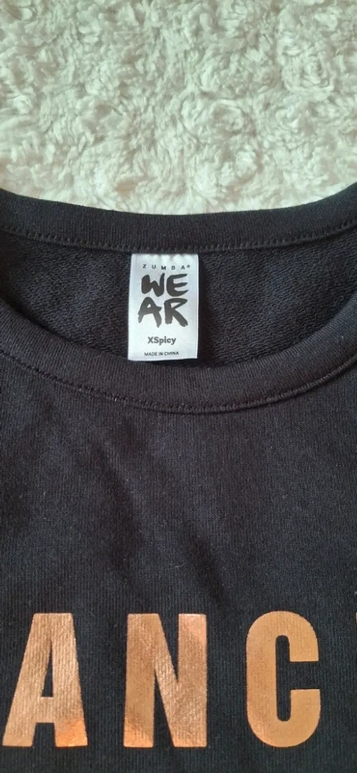 T-shirt zumba we ar noir neuf avec étiquette - photo numéro 4