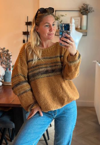 Pull tout doux en maille laine & alpaga – Taille XL – Etam