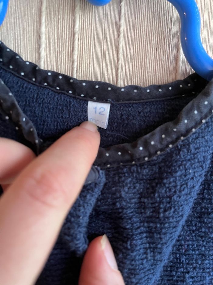 Gilet bleu 9-12 mois - photo numéro 4