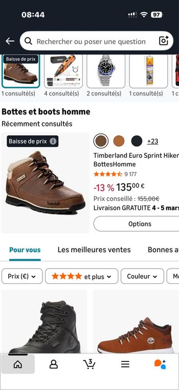 Chaussures timberland 
