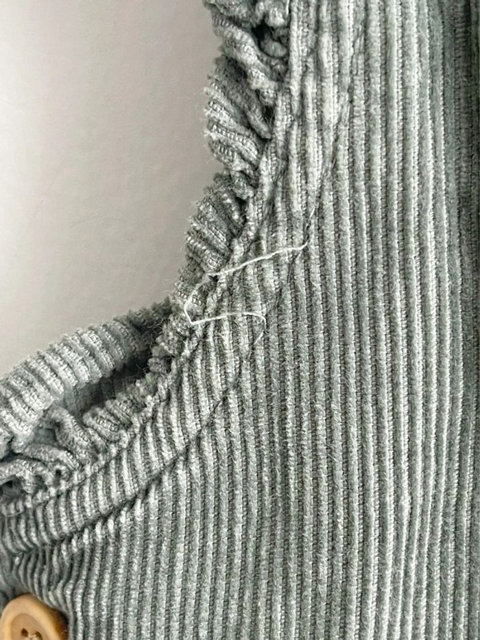 Salopette en velours côtelé vert bout’chou de Monoprix pour bébé fille taille 6 mois - photo numéro 9