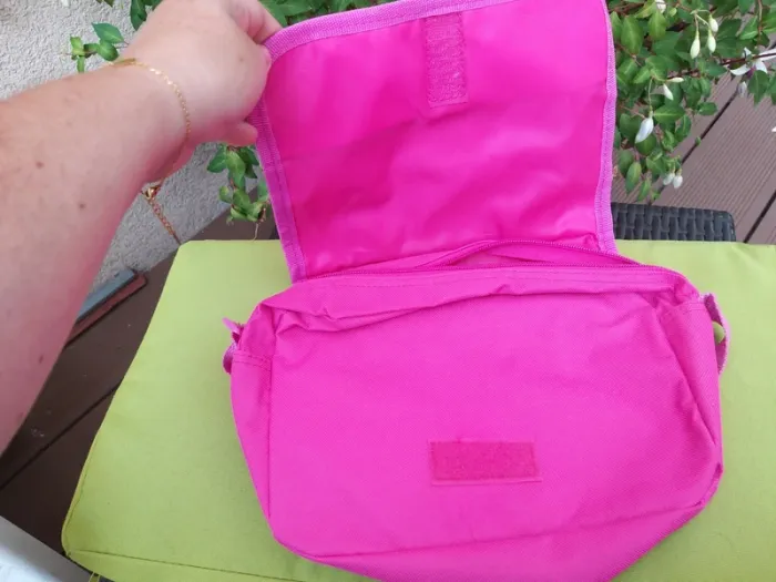 Sac bandoulière rose violetta - photo numéro 3
