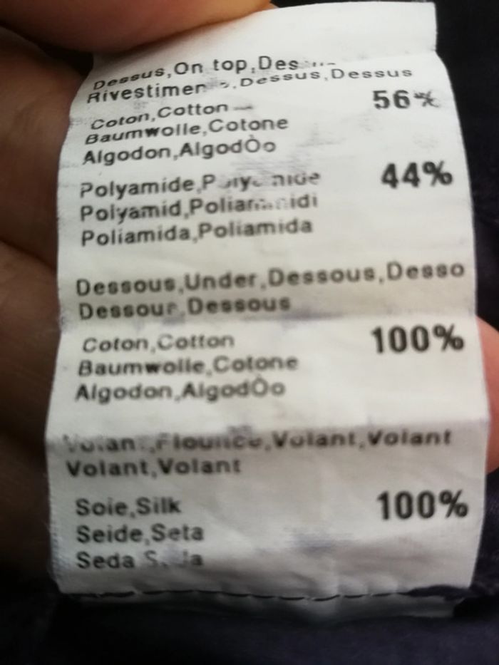 Robe chic One Step volants soie vintage L 40 - photo numéro 8