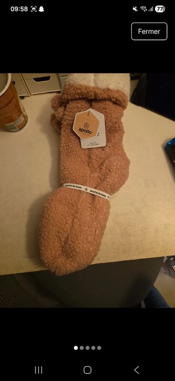 Chaussette moumoute "Apollo"