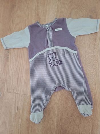 Pyjama bébé P'tit Bisou 1 mois