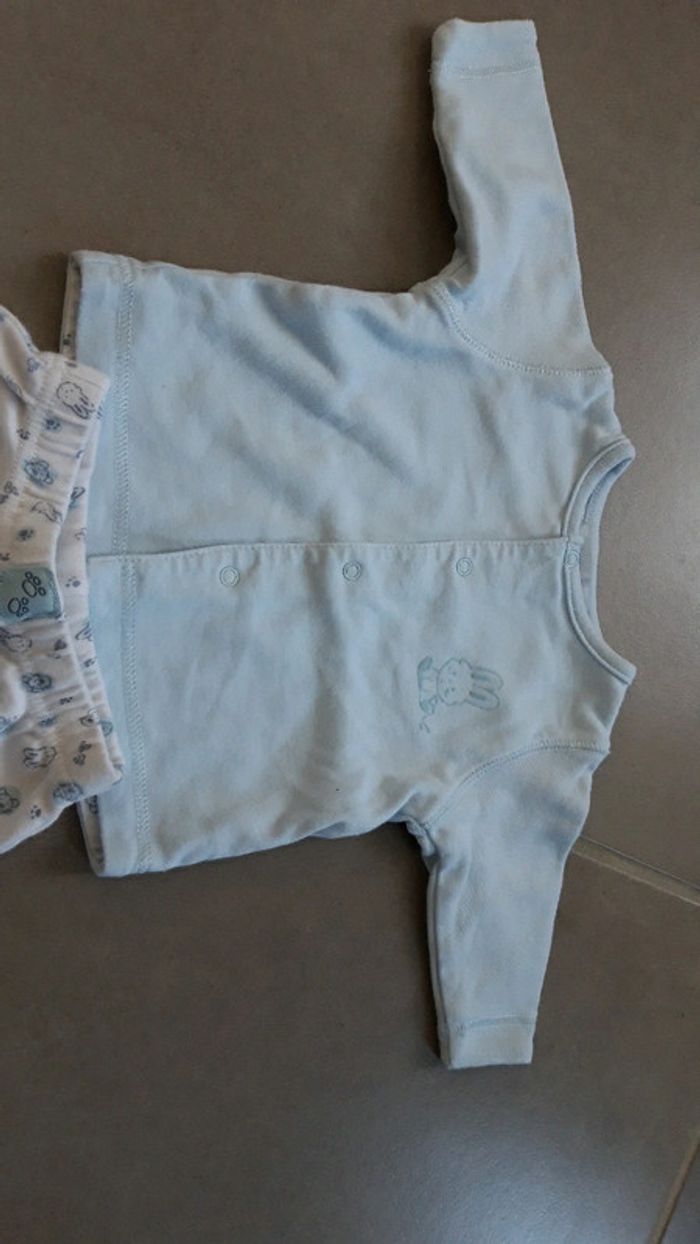 Ensemble/pyjama/dors bien kiabi 0/1mois - photo numéro 3