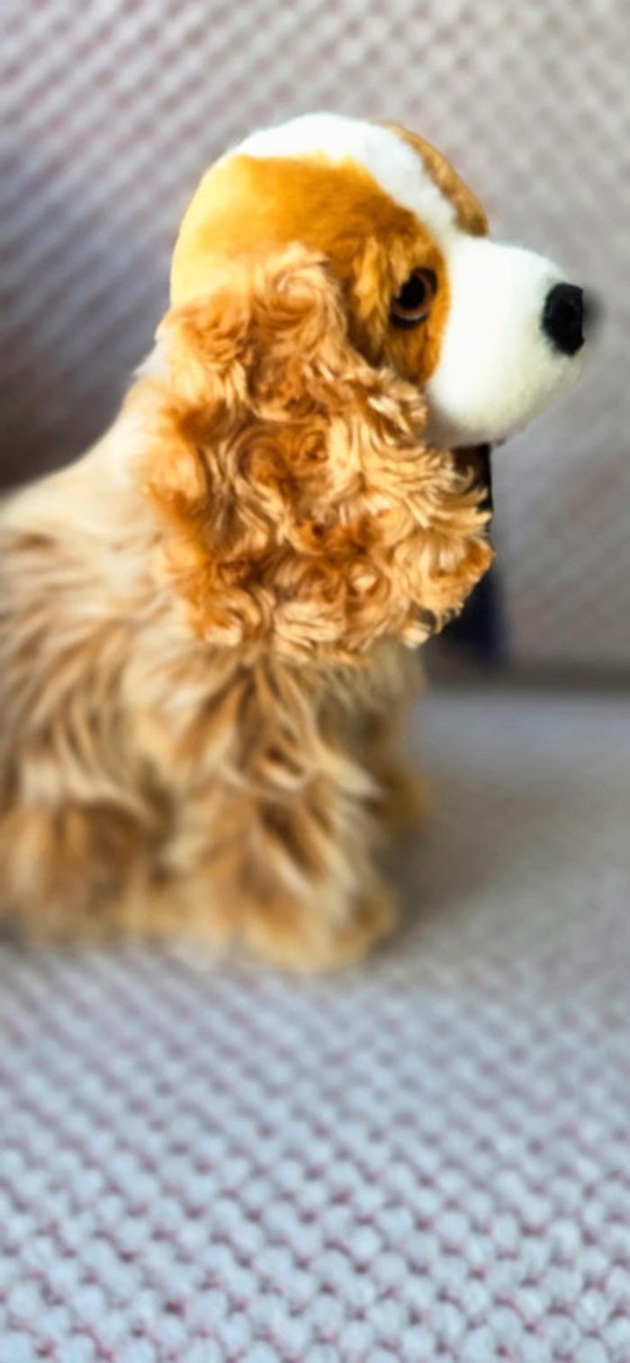 Superbe peluche Lady de la belle et le Clochard acheter a disneyland paris - photo numéro 5