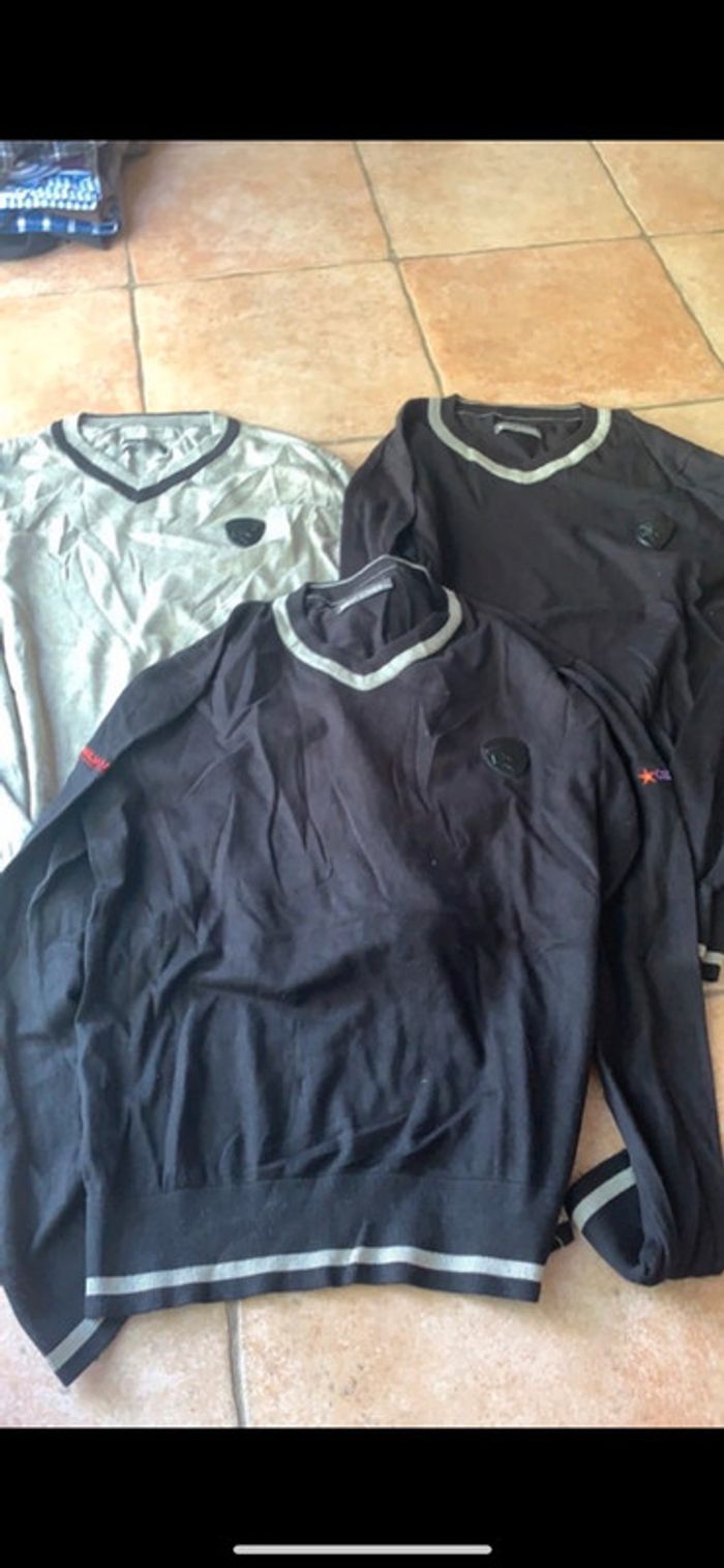 Lot de 3 pulls leger Bent Criss XL