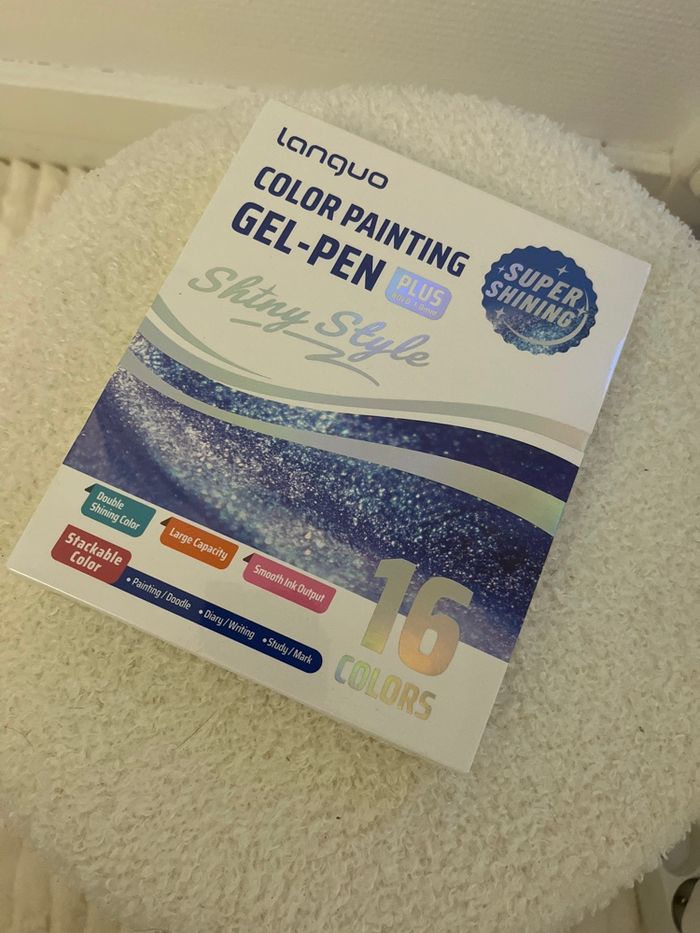 Languo  boîte de 16 gel pen Plus super shining